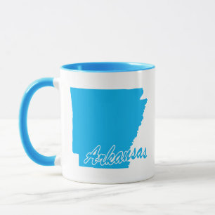 Tasse in Form des Bundesstaates Arkansas