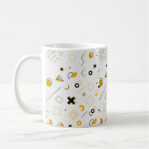 Tasse in fröhlichen Formen, die dem Soul Leben geb