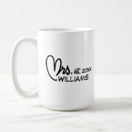 Tasse in Schwarz und Weiß