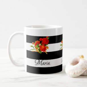 Tasse in Schwarz und Weiß