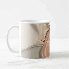 Tasse in stilvoller abstrakter Grafik