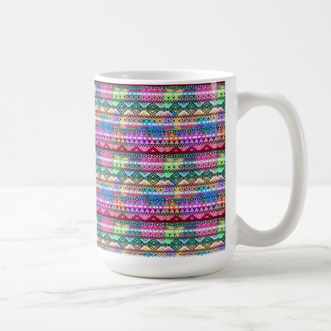 Tasse/Indianerisches Muster Kaffeetasse (Rechts)