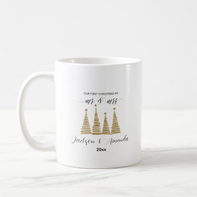 Tasse - Individuelle Name & Jahr (Links)