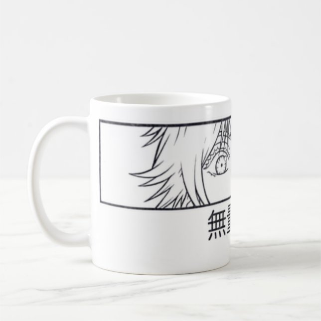 Tasse Infinity 👁️Sorcerer – Regard Bleu Anime Caf (Gauche)