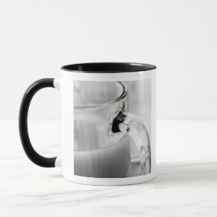 Tasse Infrarouge, noir et blanc,tasse, verre, café,