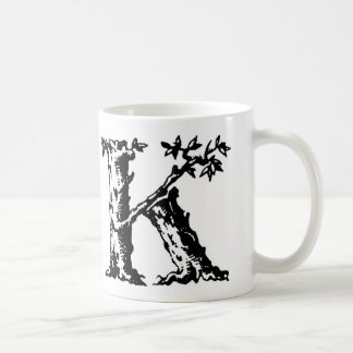 Tasse initiale - lettre 'K