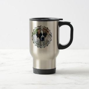 Tasse inoxydable de voyage de photo de St Bernard