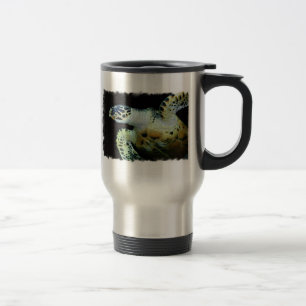 Tasse inoxydable de voyage de tortue de mer de