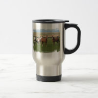 Tasse inoxydable de voyage de troupeau quart de