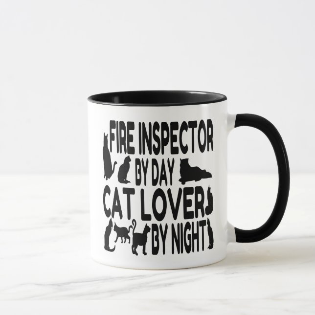 Tasse Inspecteur Amoureux des chats (Droite)