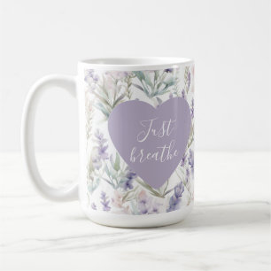Tasse Inspiration Fleur de Lavande Respirer Calme
