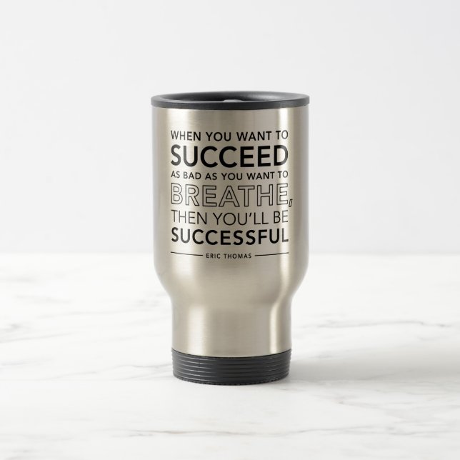 Tasse inspirée de citation [SUCCÈS] (Centre)
