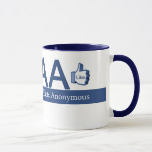 Tasse Intoxiqués de Facebook anonymes
