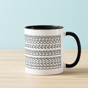 Tasse introverti Laissez-moi tranquille Message ca