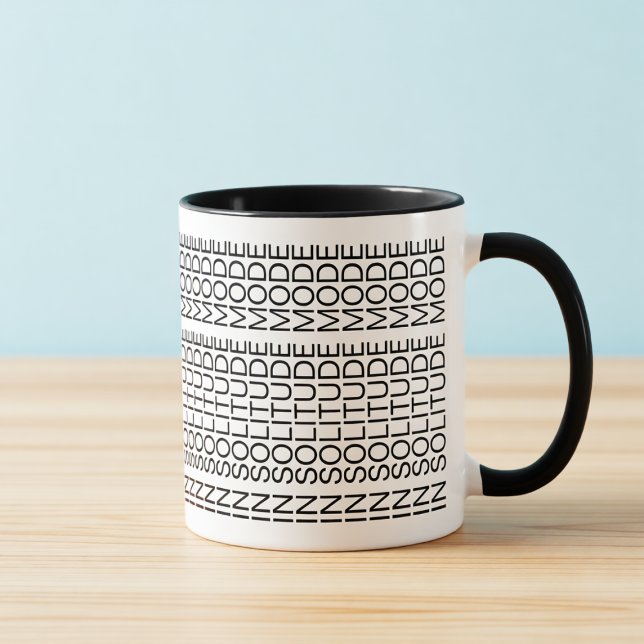 Tasse Introverti Message Caché en Mode Solitude (Créateur téléchargé)
