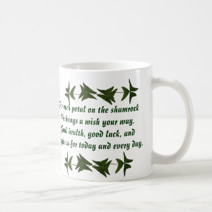 Tasse irlandaise de bénédiction de bonnes santé