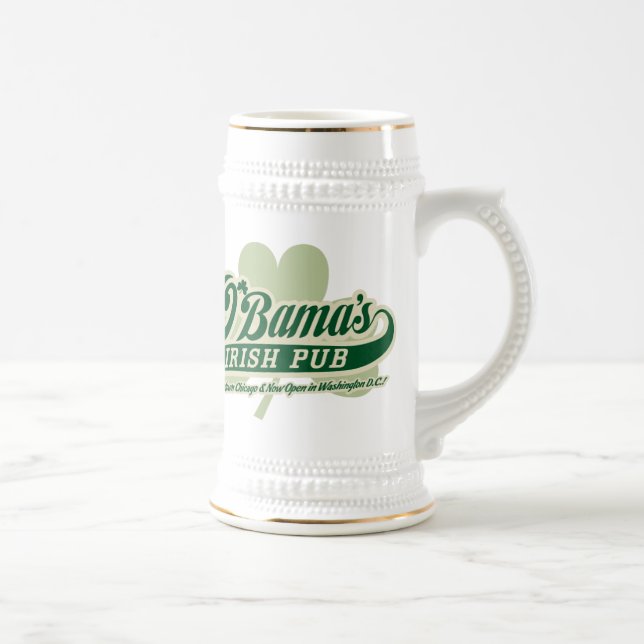 Tasse irlandaise du Pub d'Obama (Droite)