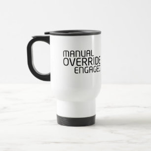Tasse isolée de commande mobile de dérogation manu
