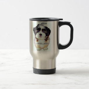 Tasse isolée par chiot