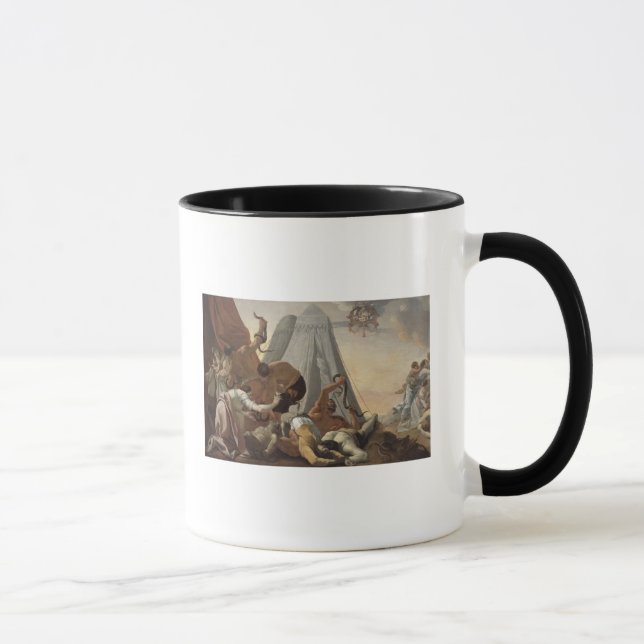Tasse Israélites affligés avec le serpent d'airain (Droite)