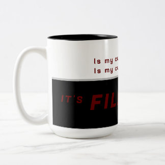 Tasse ist halb voll
