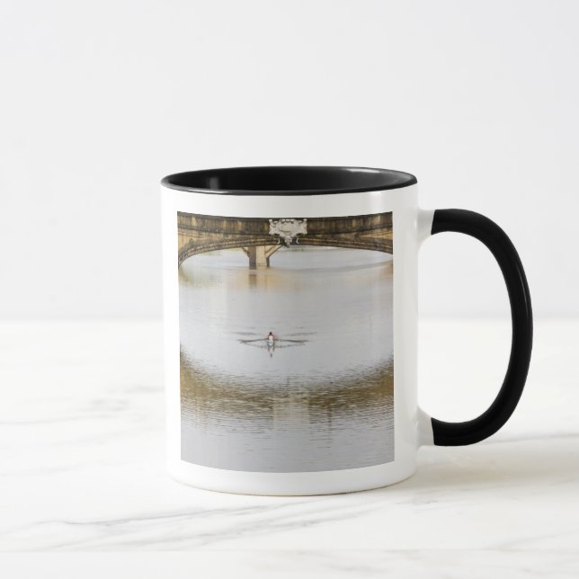 Tasse Italie, Florence, Écluse à rames avec (Droite)