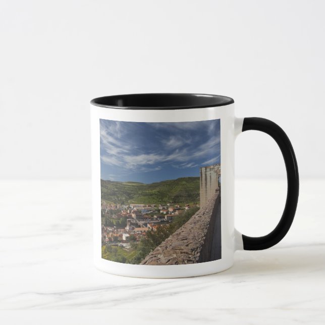Tasse Italie, Sardaigne, Bosa. Vue sur la ville de Caste (Droite)