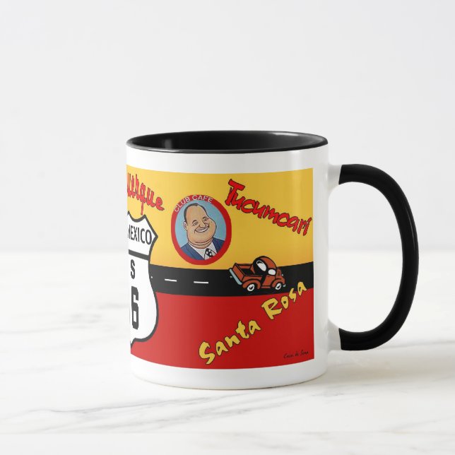Tasse Itinéraire 66 des USA de nostalgique - le Nouveau (Droite)
