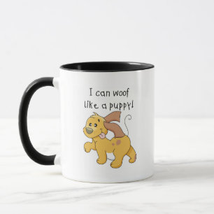 Tasse J'aboie comme des T-shirts et des cadeaux d'un