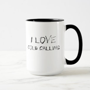 Tasse J'adore les appels froids - urbain, boite de burea