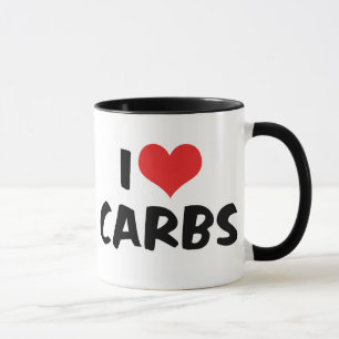 Tasse J'adore les glucides