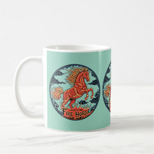 Tasse Jahr des Feuerpferdes