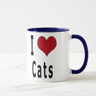 Tasse J'aime des chats