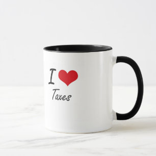 Tasse J'aime des impôts