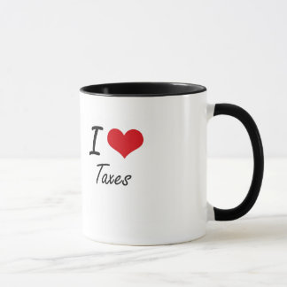 Tasse J'aime des impôts
