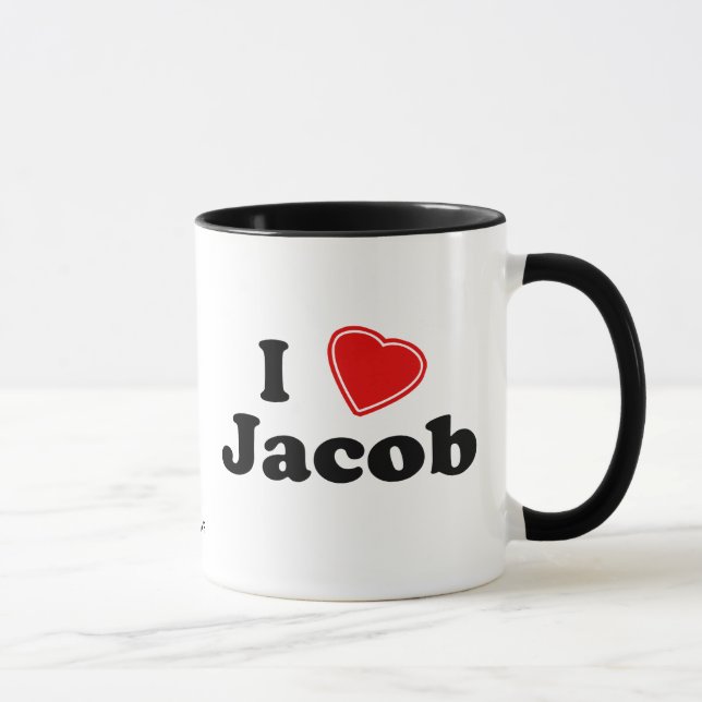 Tasse J'aime Jacob (Droite)