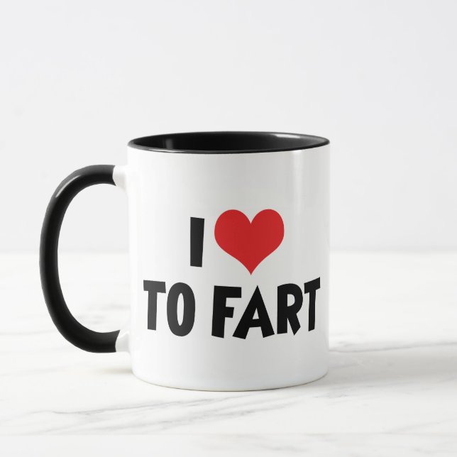 Tasse J'Aime Le Coeur Pour Pâter (Gauche)