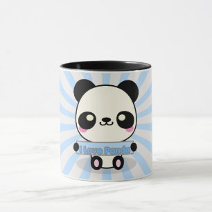 Tasse J'aime le panda