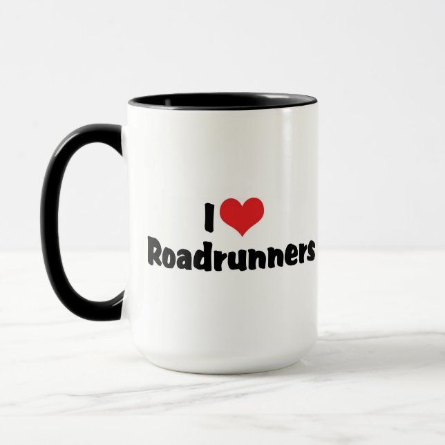 Tasse J'aime les coureurs de coeur (Gauche)