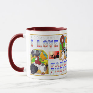 Tasse J'Aime Les Pigeons Fancy !