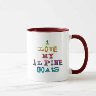 Tasse J'aime mes chèvres alpines
