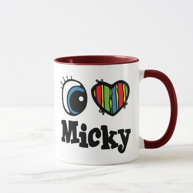Tasse J'aime Micky (Droite)