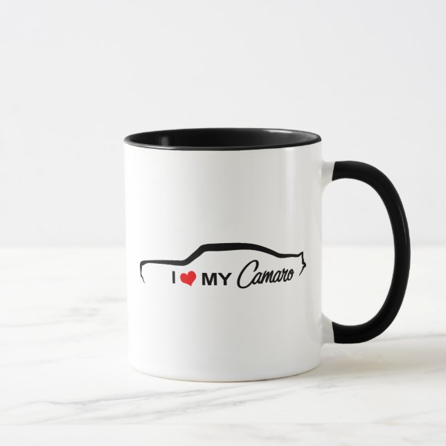 Tasse J'aime mon Camaro (Droite)