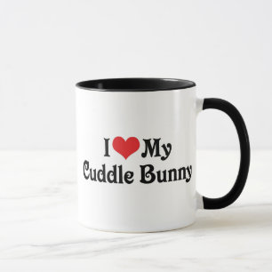 Tasse J'aime mon lapin câlin