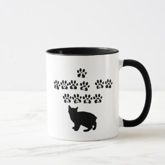 Tasse J'aime mon Mannois--Texte noir
