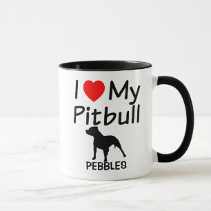 Tasse J'Aime Mon Pitbull Dog