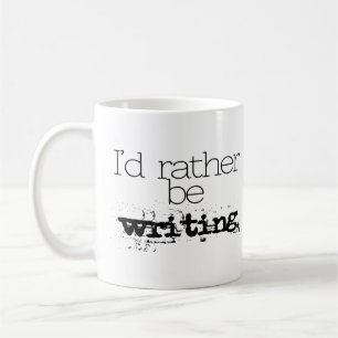 Tasse 'J'aimerais mieux écrire'