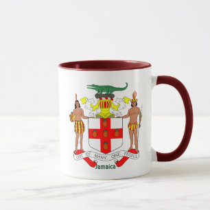 Tasse Jamaican coat of Arms and Anthem