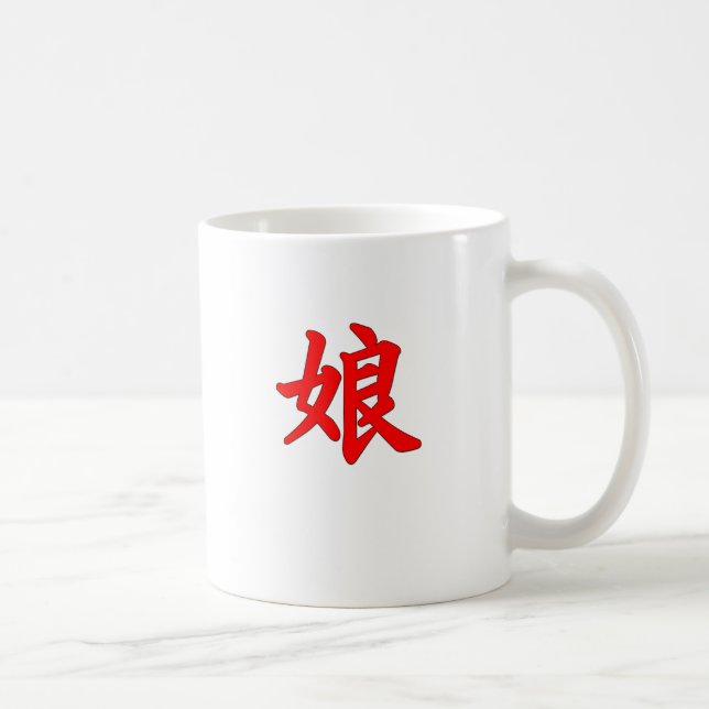 Tasse japonaise de kanji de fille (Droite)