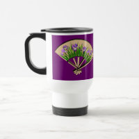 Tasse japonaise de voyage de conception de fan